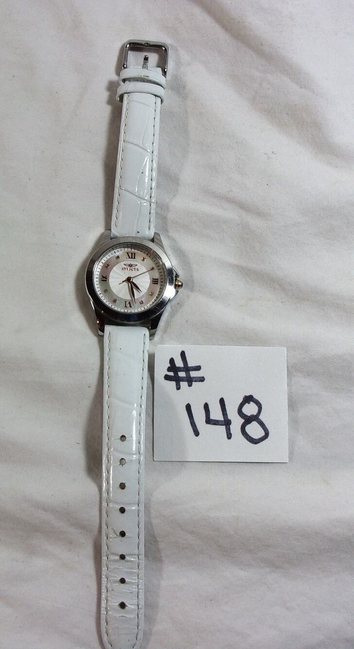 INVICTA ANGEL COLLECTION MODEL 12544 WATCH-MOTHER OF PEARL FACE-RUNS